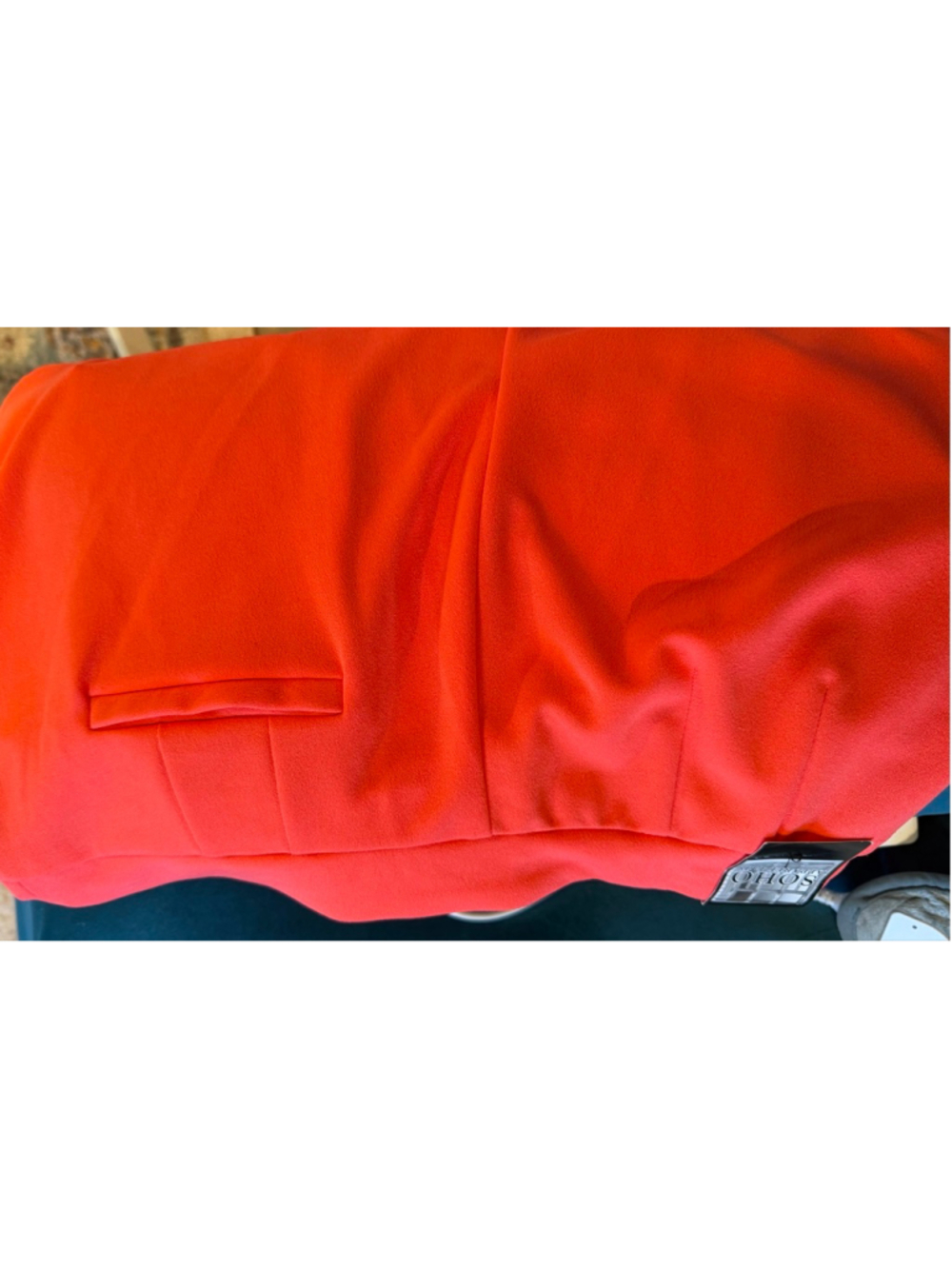 SOHO Apparel Ltd Wide Leg Sailor Pants Coral Red High Rise Size Large NWT - Picture 5 of 9